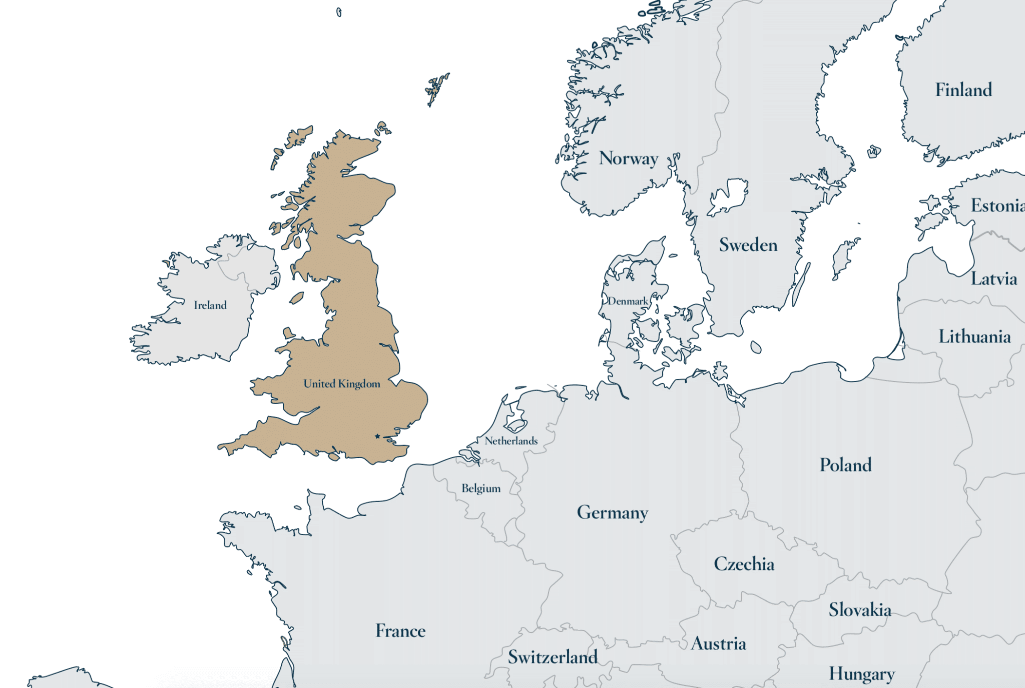 خريطة المملكة المتحدة | برنامج هجرة المستثمر | سيفوري أند بارتنرز