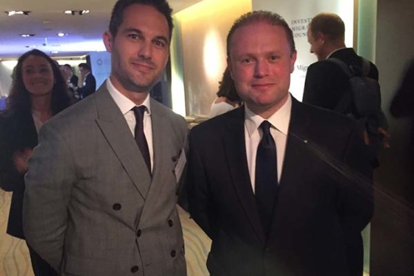 CEO Jeremy Savory & Joseph Muscat (Prime Minister of Malta) - Savory & Partners - Dubai, UAE
