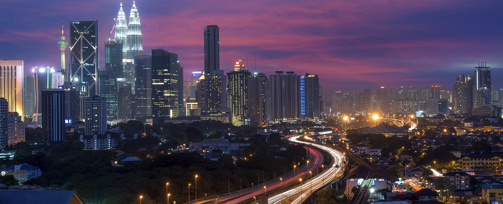 Kuala Lumpur Skyline in Malaysia